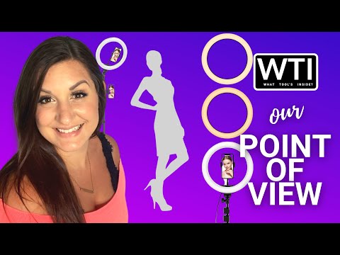 GearLight Selfie Tripod Stand Ring Light - WTI product video review