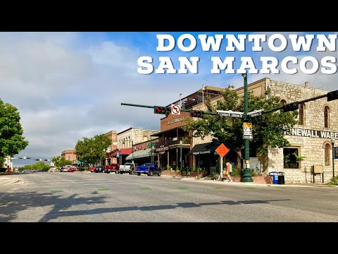 Downtown San Marcos || Walking Around San Marcos, Texas