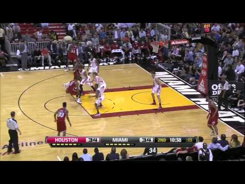 Dwyane Wade 31 points 8 assists (amazing pass to James) vs Rockets full highlights 02/06/2013 HD