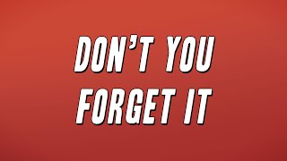 Glenn Lewis - Don’t You Forget It (Lyrics)