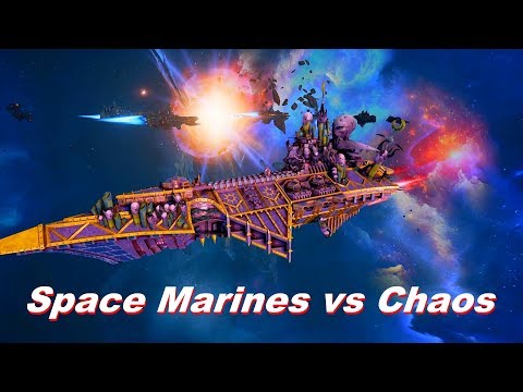 Space Marines vs Chaos! Rank 156, Heroic Difficulty, 1500 Points - Battlefleet Gothic Armada