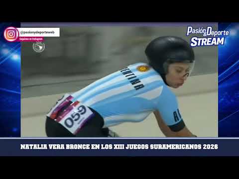 NATALIA VERA GANÓ LA MEDALLA DE BRONCE EN VELOCIDAD INDIVIDUAL FEMENINO EN LOS JUEGOS SUDAMERICANOS