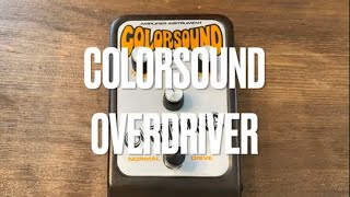 Video thumbnail for Getting Gross with Gear - Colorsound Overdriver (Vintage 70s) by Getting Gross With Gear