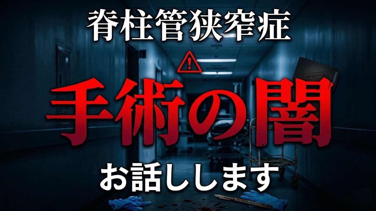 【脊柱管狭窄症】手術の闇について