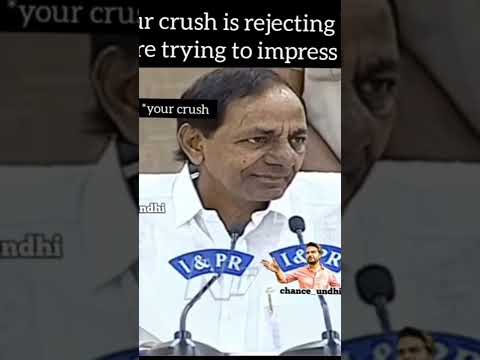 kcr funny dialogues 😂#cm #kcr #viral #funny #telangana #dj charan rowdy