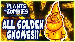 All 24 Golden Gnome Locations! Plants vs Zombies Battle for Neighborville
