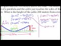 Day 14 CW 5 To 7 Solving Real World Problems Using Parabolas