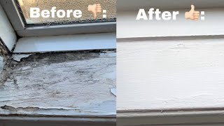 How to repair window sill interior