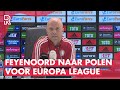 SLOT verwacht geen vol stadion bij SHAKHTAR-FEYENOORD en geeft UPDATE over SELECTIE