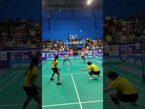 Backhand push made the difference💥🤯 #badminton #shorts #bwf