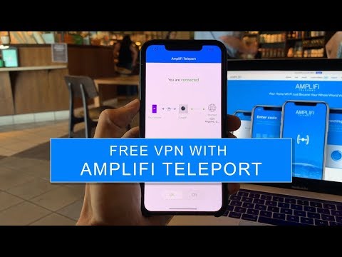 FREE VPN Access w/ the AmpliFi Teleport app by Ubiquiti - YouTube