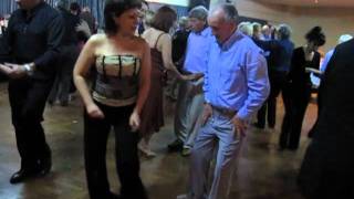 Osvaldo Cartery dancing Cumbia with Myriam Pincen at La Yumba de Dorita - Club Oeste 10/09/11