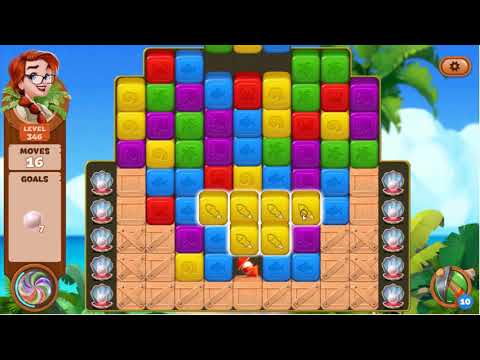 Lost Island Blast Adventure Level 346 - No Boosters