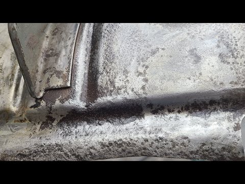 Working on pitted rust.