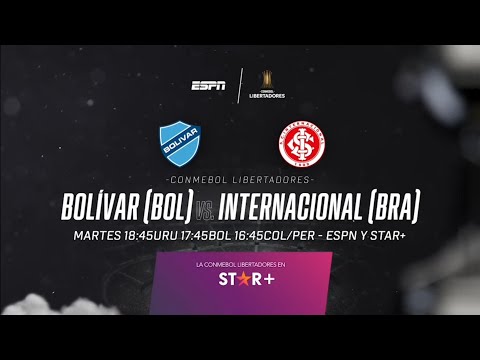 Bolívar vs Internacional 🔥⚽ Conmebol Libertadores 4tos de final 🏆 Martes 22/06/2023 | Promo ESPN