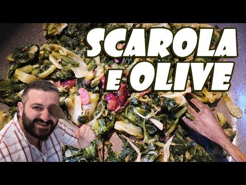 106 - Indivia / Scarola e olive (ricetta di Gaeta)