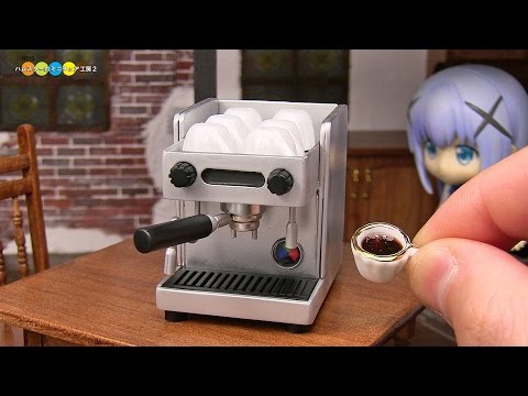 DIY Miniature Espresso Machine　ミニチュアエスプレッソマシン作り Video