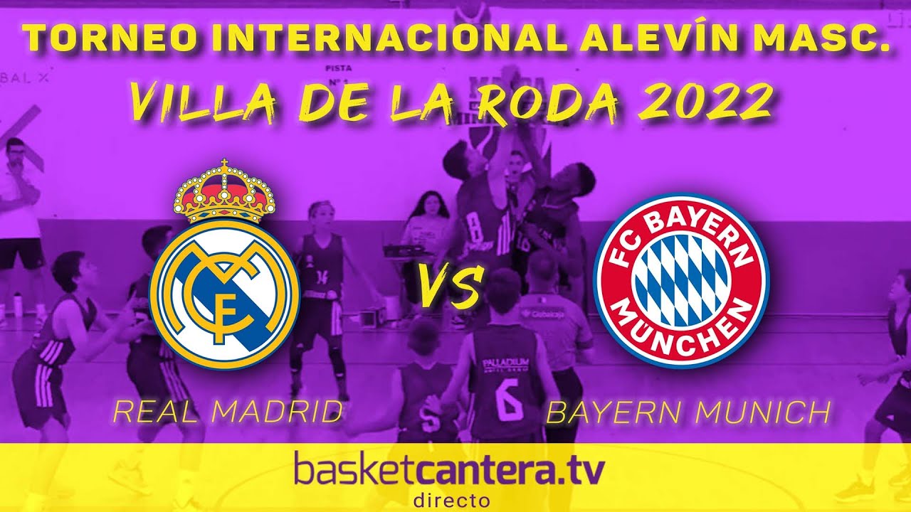 U12M - REAL MADRID vs BAYER MUNICH.- Torneo Internacional Alevín masc. Villa de La Roda 2022