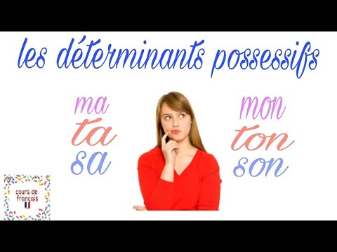 #adjectifs_possessifs Les déterminants possessifs