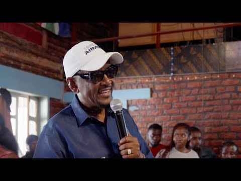 Massamba Intore Performs Agasaza and Nzajya Inama for Sherrie Silver Foundation kids