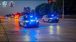 Police Escort Ambulance To Detroit Receiving Hospital - Gratiot Ave - 2025