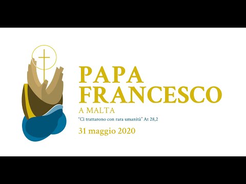 Il Papa andrà a Malta il 31 maggio. Nel logo un messaggio di accoglienza