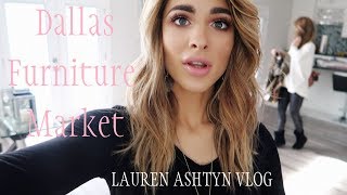 Shopping at Dallas luxury furniture market apartment and offices vlog