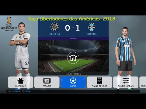 LIBERTADORES  2018  / 8ª de Final  /  Olímpia-PAR   0  x  1  Grêmio-BRA    /  15.12