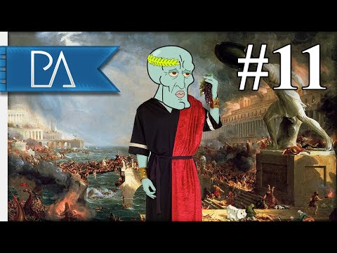 CHAD ROMANS DEFEND AGAINST THE VIRGIN GEATS - Western Rome Empire Part 11 - Total War: Attila