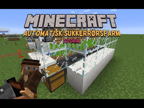 [DANSK] Minecraft - Automatisk sukkerrørsfarm