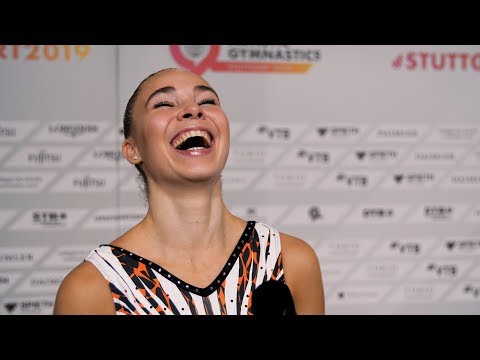 Eythora Thorsdottir (NED) Interview 2019 World Championships   Podium Training