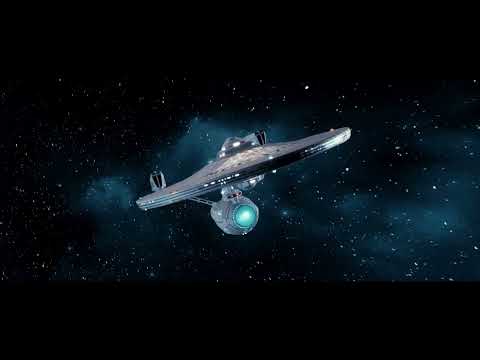 USS Enterprise NCC-1701 Motion Controlled Miniature Collection #1 (AMT 1:537 model)