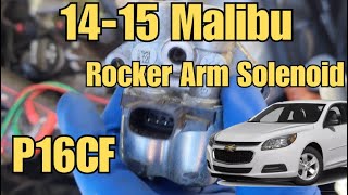 2014-2015 Chevrolet Malibu Check Engine Light Code P16CF, P16D0 - Rocker Arm Actuator Replacement