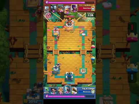 Clash Royale OP Gameplay ! Level 11 vs Level 13. OP deck