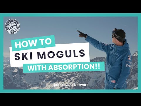 Learn How To Ski Moguls Using Absorption!!