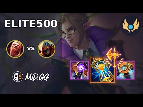 MID.GG: [ elite500 ] Vladimir MID vs Zed | EUW CHALLENGER | LOL Season 2025