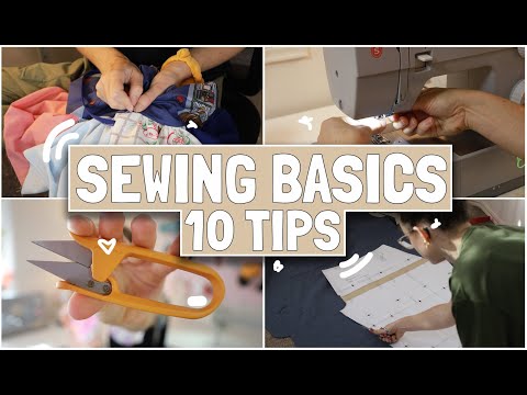 Top 10 Tips for Beginner Sewists! (Sewing 101)