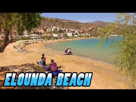 ELOUNDA Beach - Crete - Greece (4K)