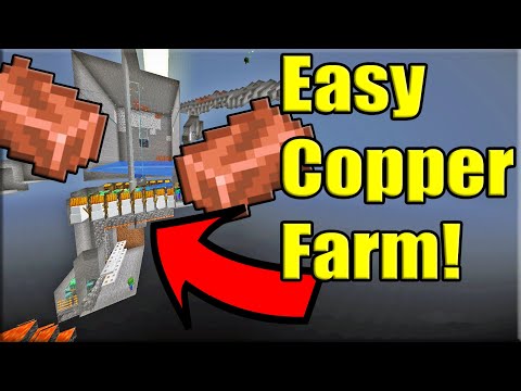 *EASY* AFK COPPER FARM | Minecraft Java 1.17!
