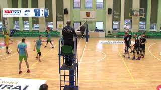 Lietuvos vyrų tinklinio čempionatas, pusfinalis, Klaipėdos "Amber Queen" - Kauno "RIO-Startas"