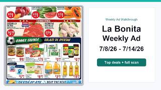 La Bonita Weekly Ad (7/8/26 - 7/14/26) Top 10 Deals