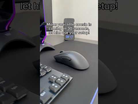 Little cousin wants to use my setup🤦‍♂️