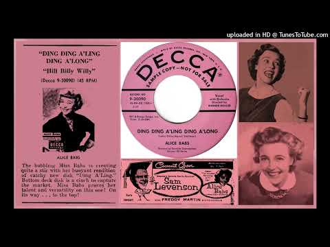 Alice Babs – "Ding Ding A'Ling Ding A'Long" (1957)