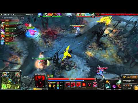 [Dota 2]  Miracle 8000MMR vs Saksa 8100MMR   Monkey Business vs 4C&L Game 2