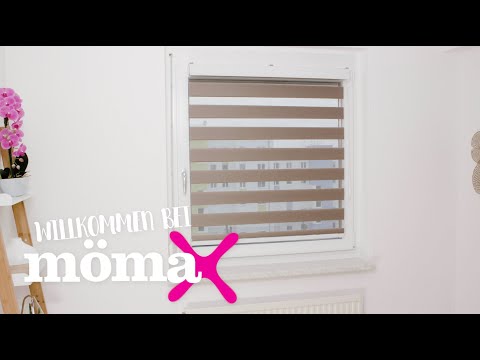 mömax Anleitung für Rollo-Montage - Duorollo Thomas - ohne Bohren