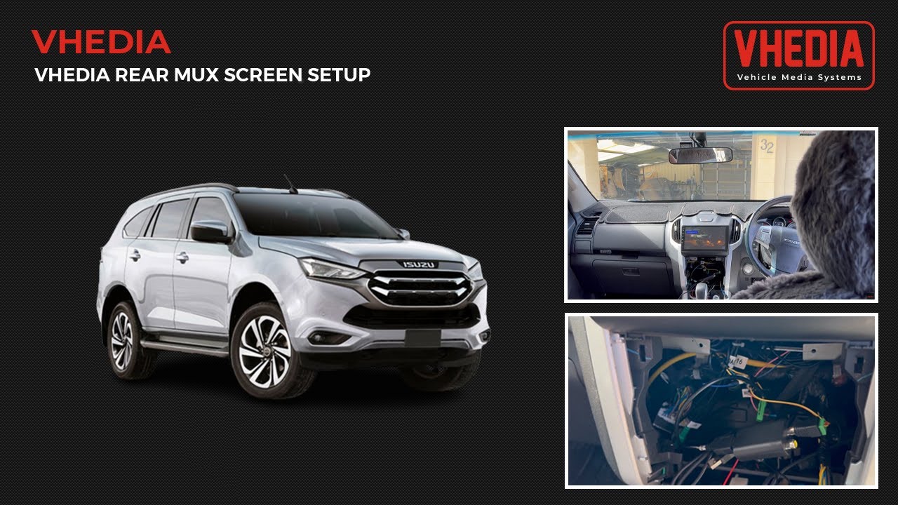 Vhedia Rear MUX Screen Setup