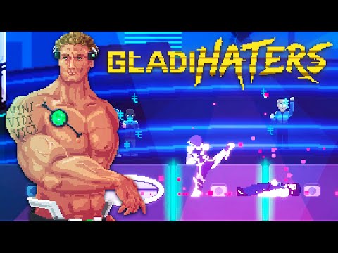 DOMINA Gladiator Death Battles meets Cyberpunk Dystopia | Gladihaters Gameplay