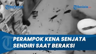 Sempat ingin Bawa Brankas, Perampok Minimarket Bersajam di Jaktim Kena Senjata Sendiri saat Beraksi