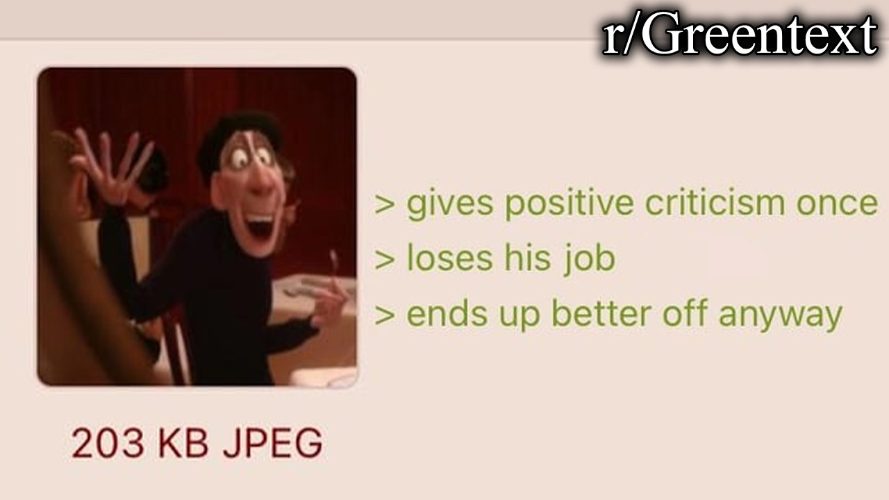 r/Greentext | loses job