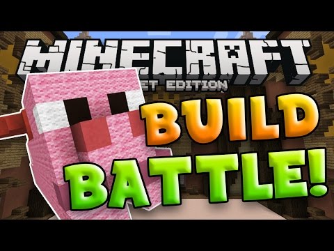 BUILD BATTLE SERVER for Minecraft Pocket Edition!!